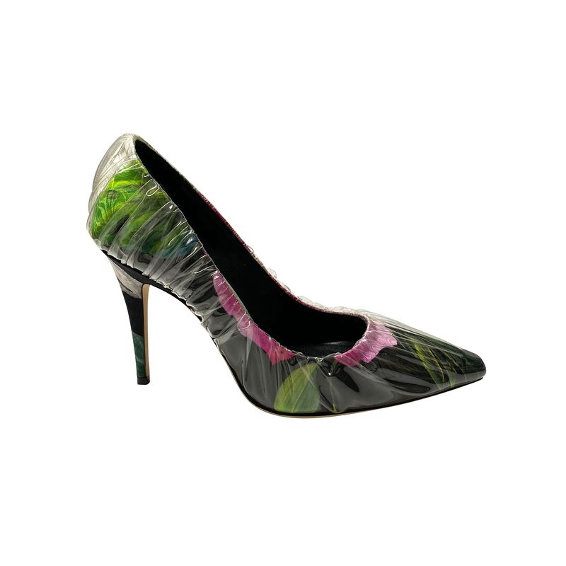 Jimmy Choo X Off-White Anne 100 Pumps In Multicolor Fabric